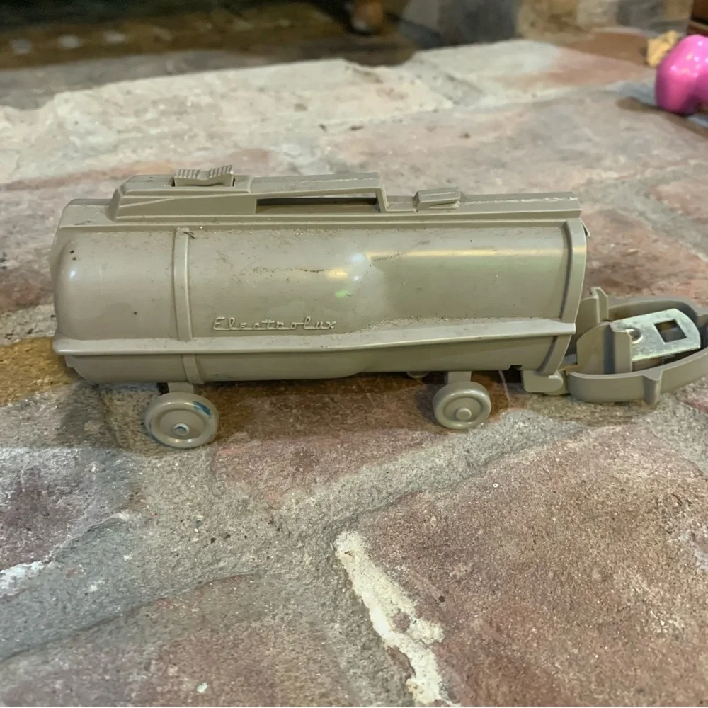 Vintage Plastic Electrolux Vacuum Cleaner Coin Bank Toy